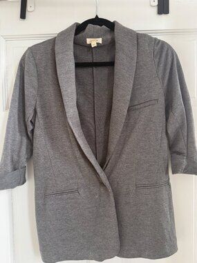 Joie Gray Knit Blazer Size XS
